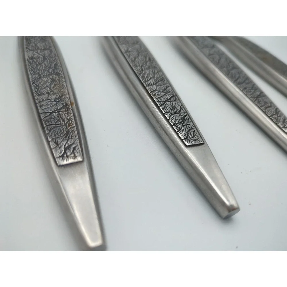 Arthur Salm Stainless Steel Hostess Serving Carving‎ Salad Set AS ASF3 MCM Japan